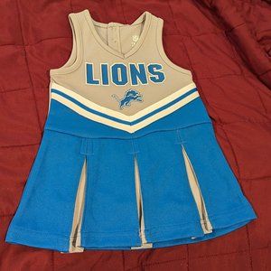 Detroit Lions Cheerleader Uniform - Size 12 months